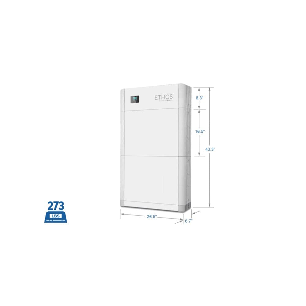 Big Battery 48V ETHOS 20.2KWH (4 Module) Wall Mount Batteries Big Battery