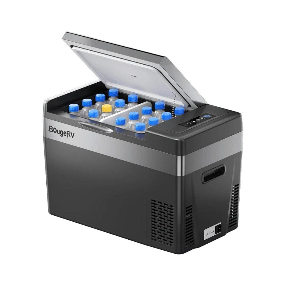 BougeRV 12V 30 Quart (28L) Portable Fridge Coolers BougeRV Black BougeRV 12V 30 Quart (28L) Portable Fridge
