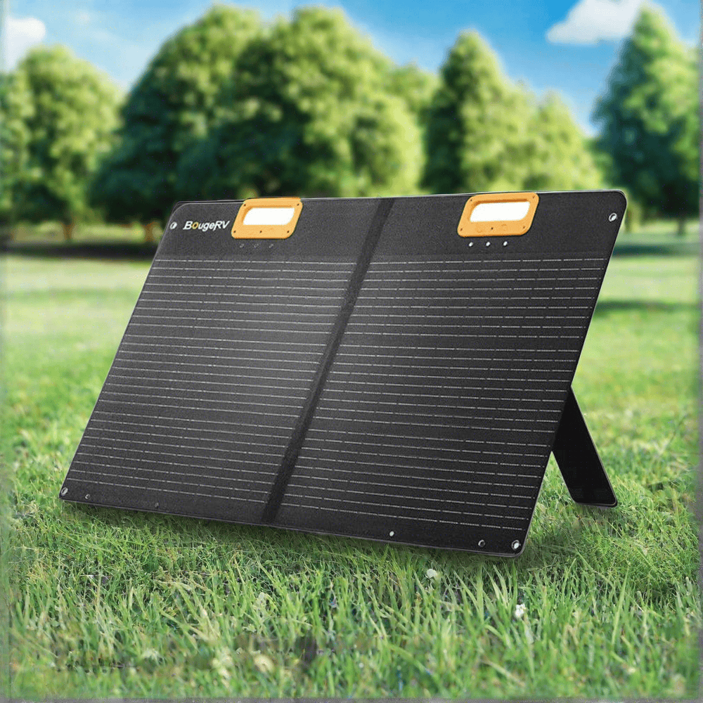 BougeRV 100W 12V 9BB Portable Solar Panel Portable Solar Panels BougeRV