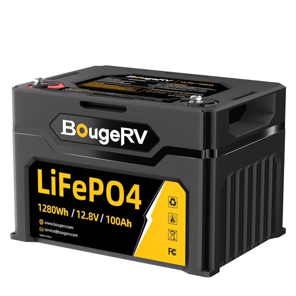 BougeRV 12V 1280Wh/100Ah LiFePO4 Battery Batteries BougeRV 1 Pack