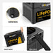 BougeRV 12V 1280Wh/100Ah LiFePO4 Battery Features