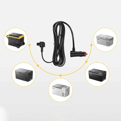 BougeRV 12V/24V DC Power Cord for Car Freezer Portable Fridge Accessories BougeRV