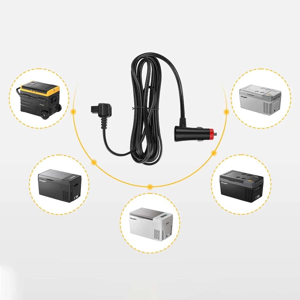 BougeRV 12V/24V DC Power Cord for Car Freezer Portable Fridge Accessories BougeRV