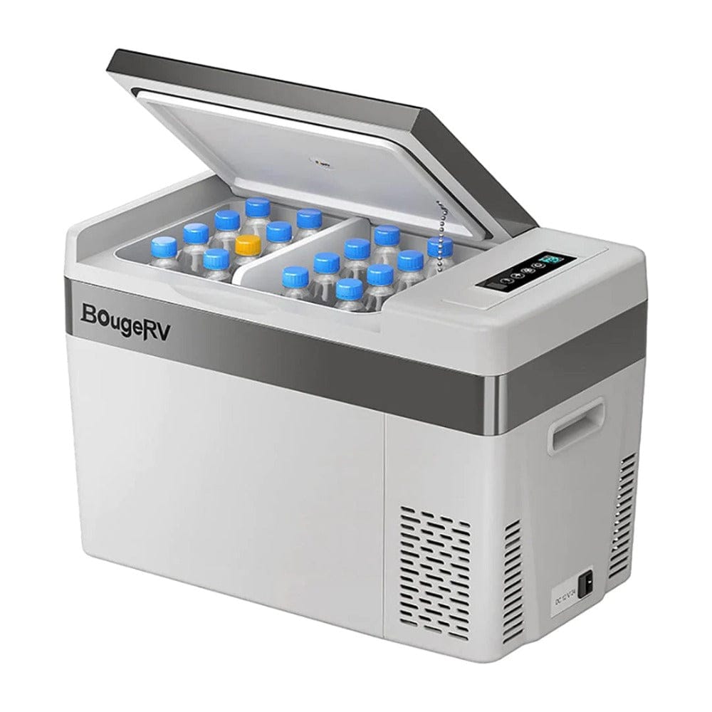 BougeRV 12V 30 Quart (28L) Portable Fridge Coolers BougeRV White BougeRV 12V 30 Quart (28L) Portable Fridge
