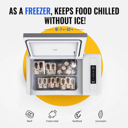 BougeRV 12V 30 Quart (28L) Portable Fridge Coolers BougeRV