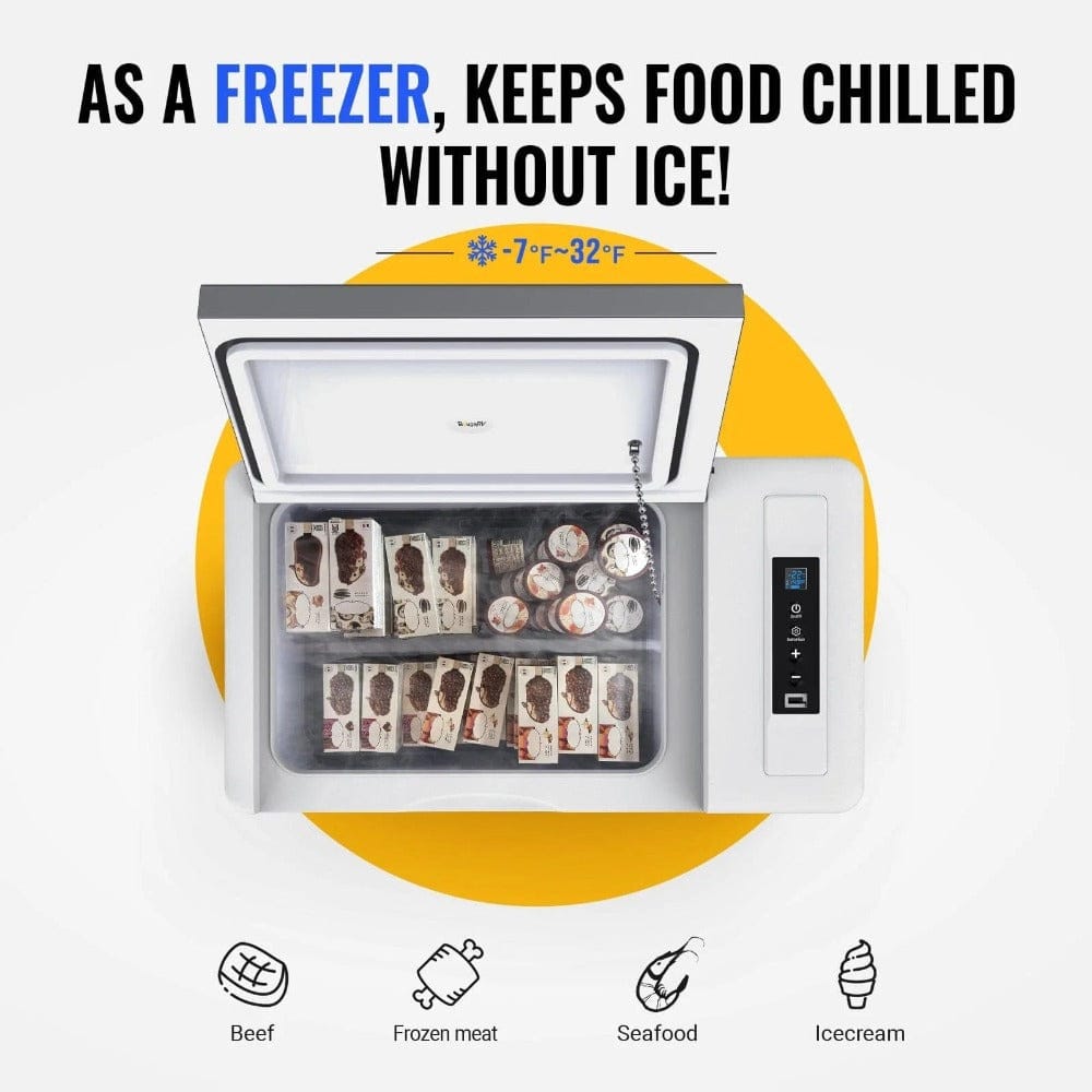 BougeRV 12V 30 Quart (28L) Portable Fridge Coolers BougeRV