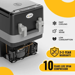 BougeRV 12V 42 Quart (40L) Portable Fridge/Freezer Coolers BougeRV