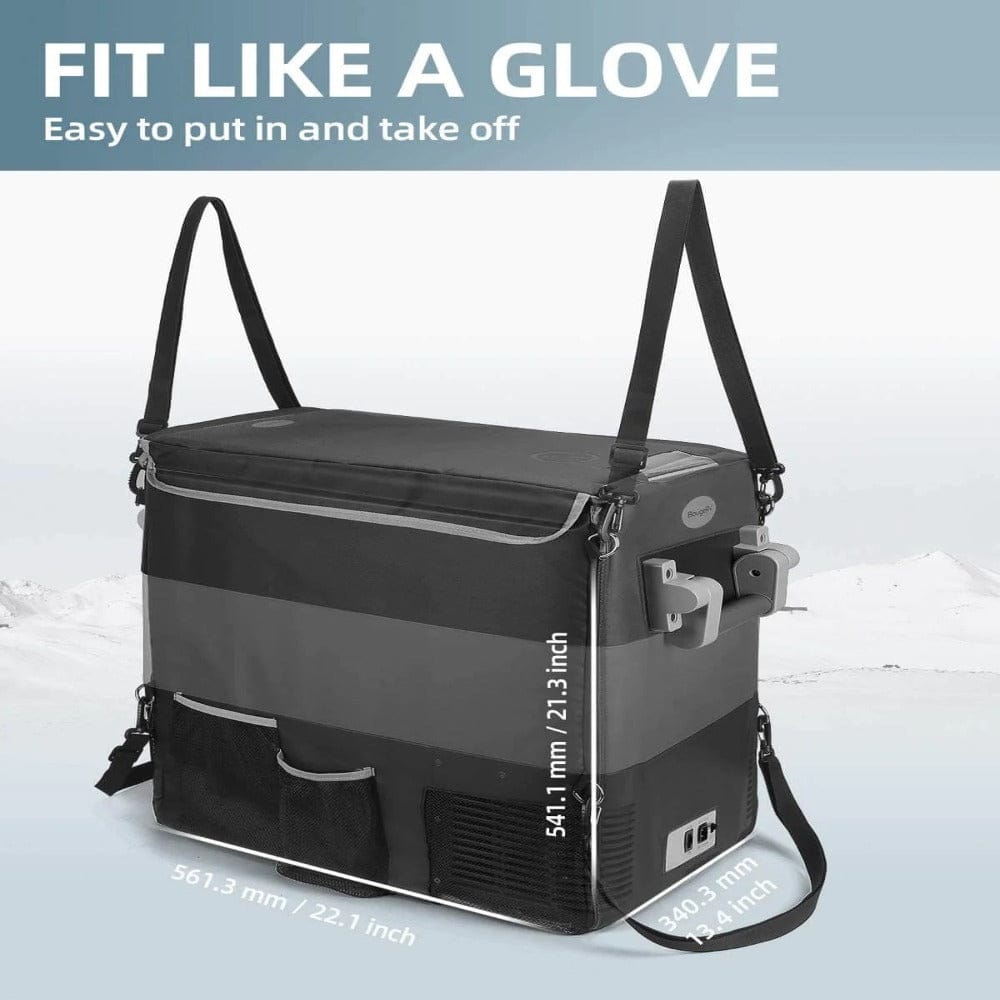 BougeRV 12V 53 Quart (50L) Portable Car Refrigerator Cover Accessories BougeRV
