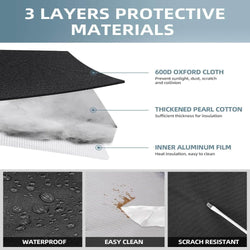 BougeRV 12V 53 Quart (50L) Portable Car Refrigerator Cover Accessories BougeRV