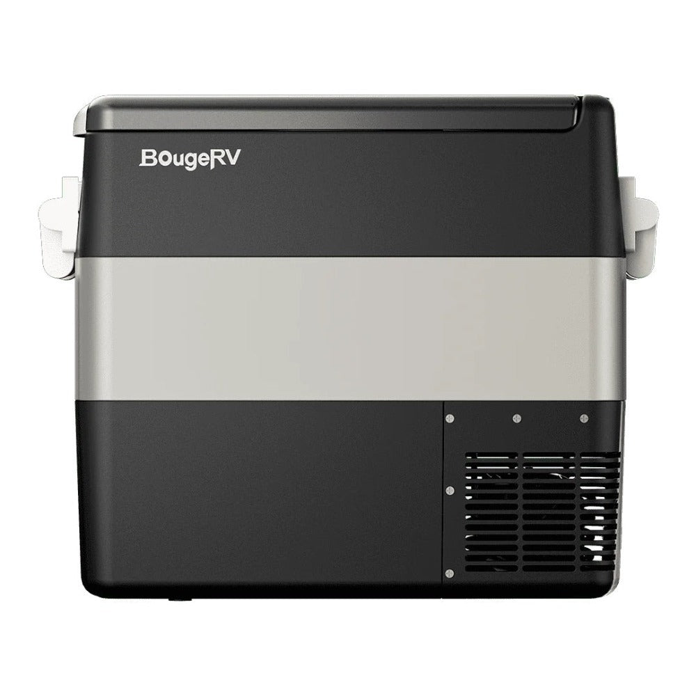 BougeRV 12V 53 Quart (50L) Portable Fridge Car Freezer Front View