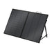 BougeRV 130W Mono Portable Solar Panel With Adjustable Stand Horizontal View