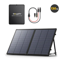 BougeRV 130W Mono Portable Solar Panel Portable Solar Panels BougeRV