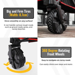 BougeRV 140L Capacity Outdoor Foldable Folding Wagon（DEERFAMY） Accessories BougeRV