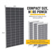 BougeRV 300W 12V 10BB Mono Solar Panel Compared to 3 x 100W Panels