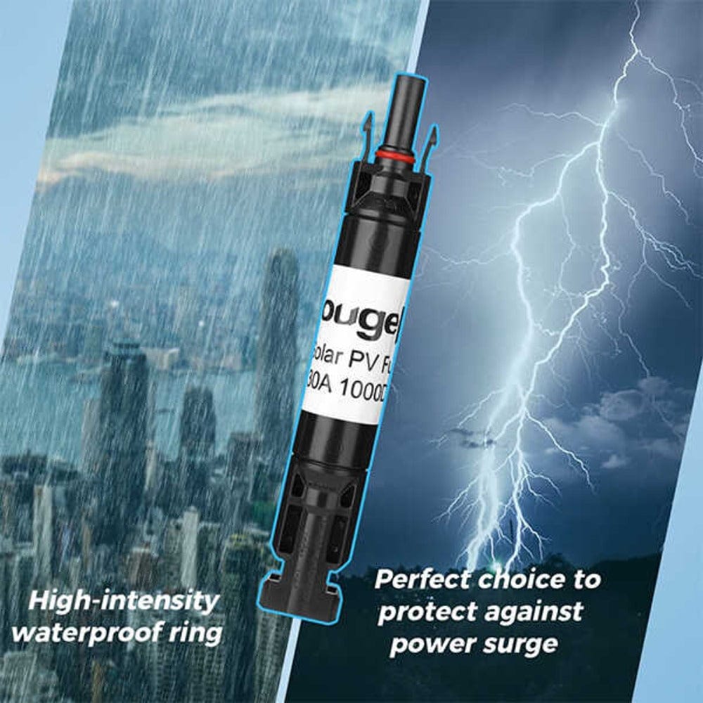 BougeRV 30A Solar Fuse Holder Accessories BougeRV