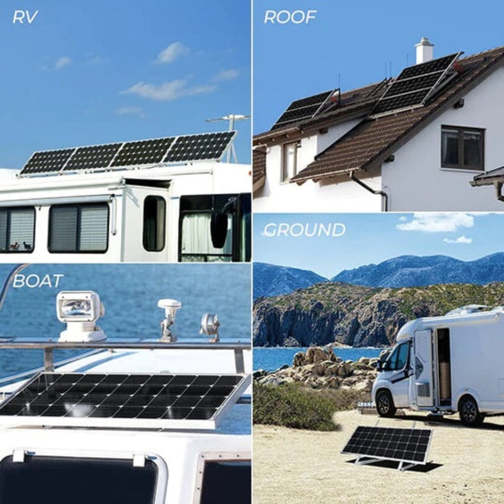 BougeRV 41 in Adjustable Solar Panel Tilt Mount Brackets Compatibility