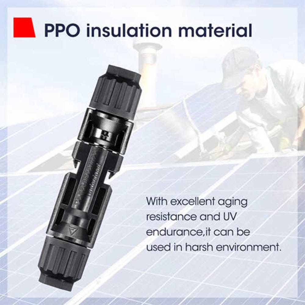 BougeRV 44PCS Solar Connector with Spanners IP67 Waterproof Male/Female Accessories BougeRV