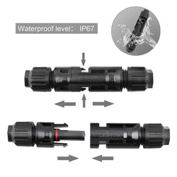 BougeRV 44PCS Solar Connector with Spanners IP67 Waterproof Male/Female Accessories BougeRV