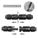 BougeRV 44PCS Solar Connector with Spanners Male/Female Waterproof Level