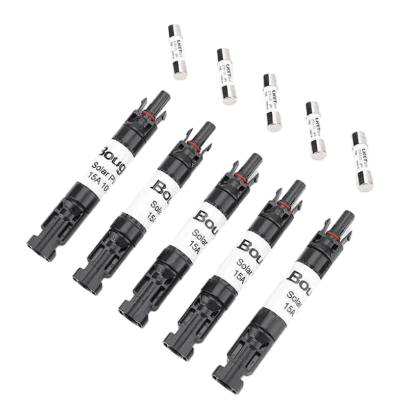 BougeRV 5 PCS 15A Solar Fuse Holder
