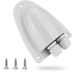 BougeRV ABS Solar Double Cable Entry Gland Box Accessories BougeRV