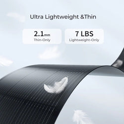 BougeRV Arch 200 Watt Fiberglass Curved Solar Panel Flexible Solar Panels BougeRV