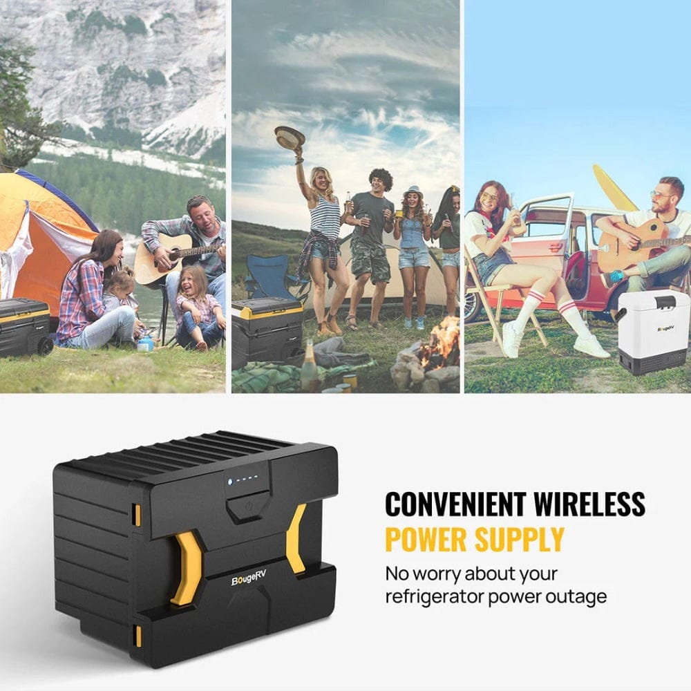 BougeRV Detachable Battery of Dual-Zone Portable Fridge Batteries BougeRV
