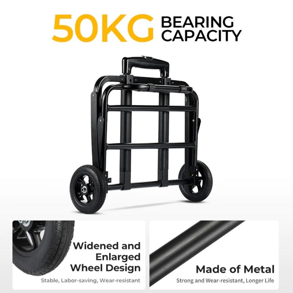 BougeRV Folding Hand Truck for Portable Power Stations Bearing Capacity