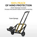 BougeRV Folding Hand Truck for Portable Power Stations Foam Storage