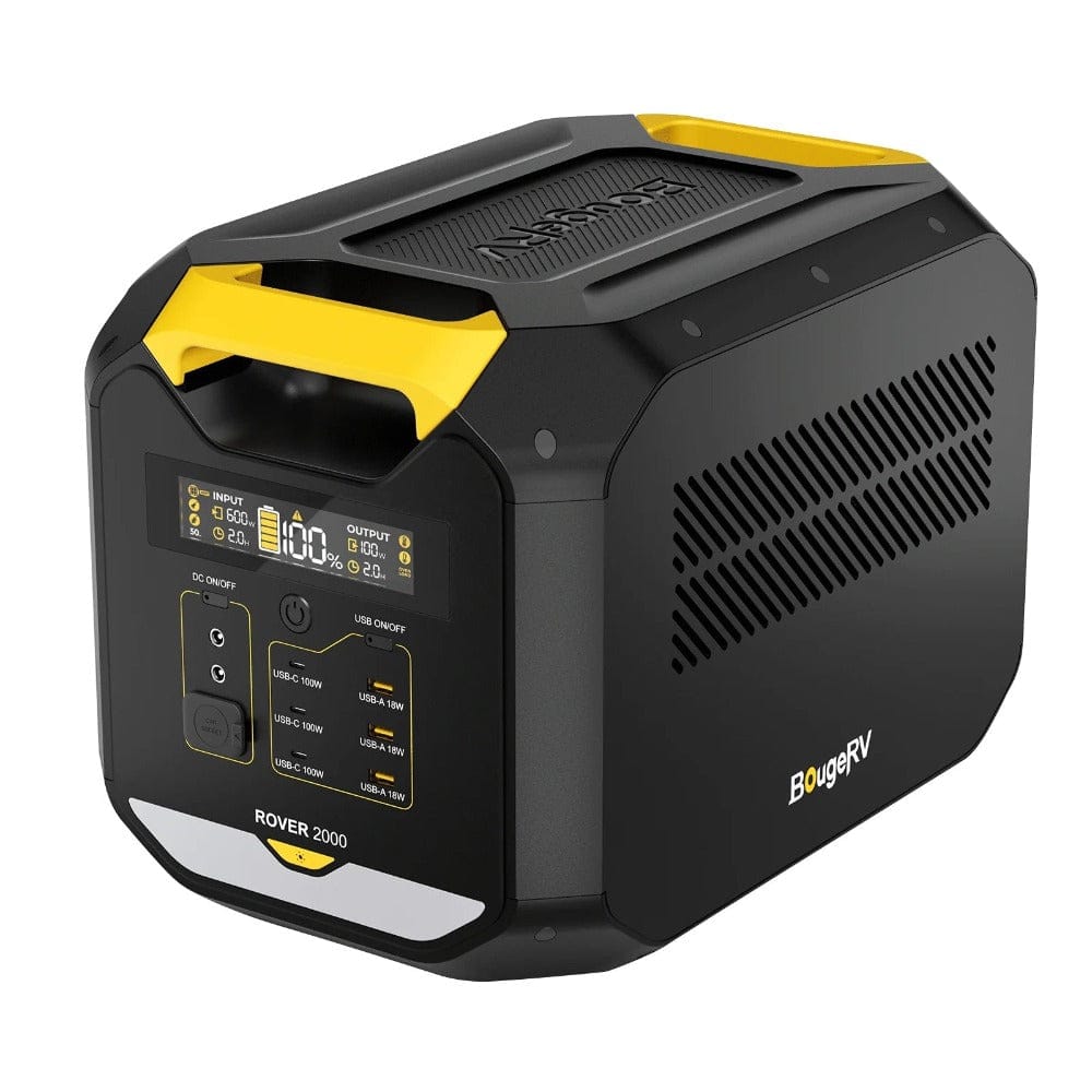 BougeRV ROVER2000 Semi-Solid State Portable Power Station Solar Generators BougeRV