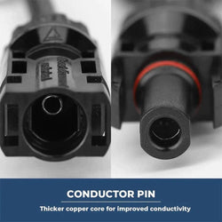 BougeRV Solar Branch Connectors Y Connector in Pair MMF+FFM Parallel Connection Accessories BougeRV