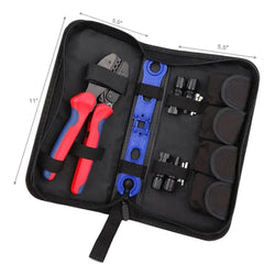 BougeRV Solar Connectors Crimp Tool Kit for 10/11/12/13 AWG Solar Wire 6 Pairs Accessories BougeRV