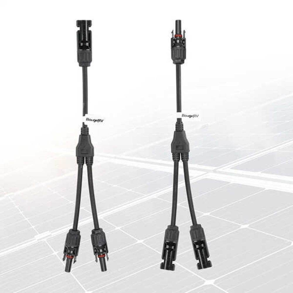 BougeRV Solar Connectors Y Branch Parallel Adapter Cable Wire Accessories BougeRV