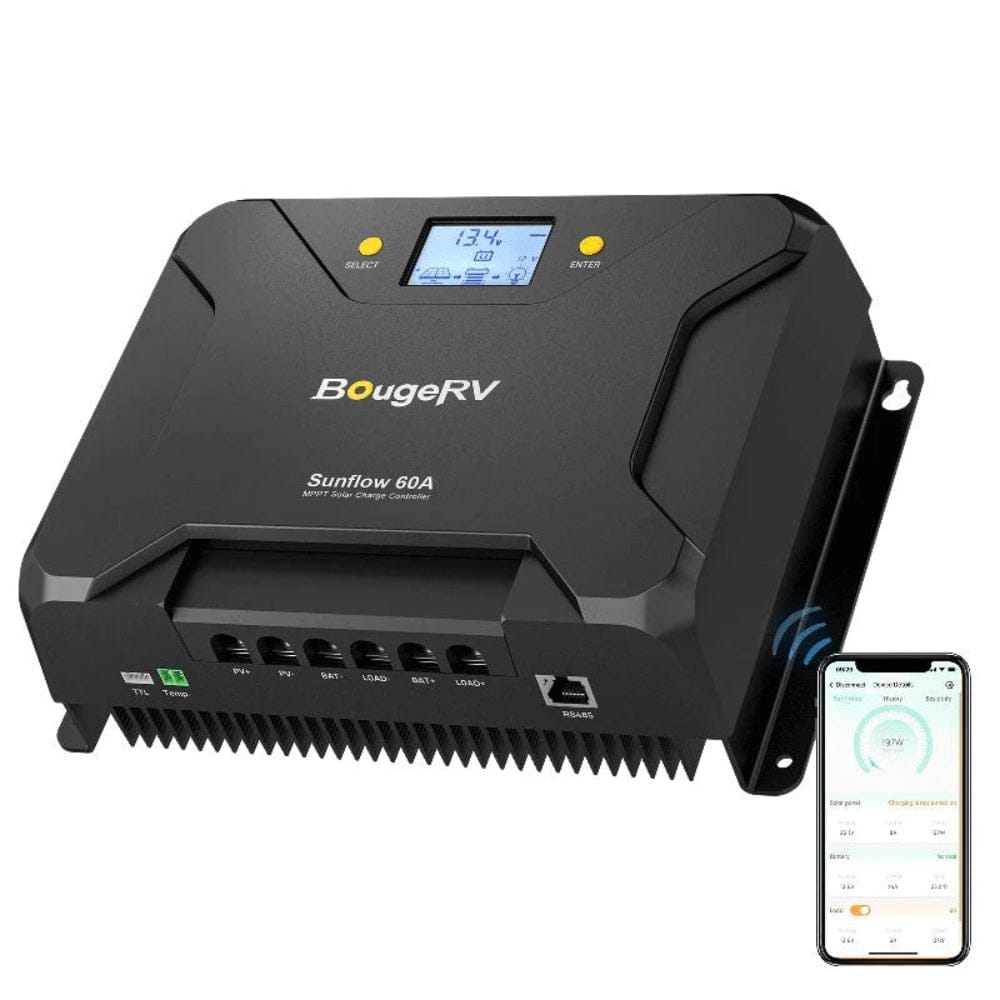 BougeRV Sunflow MPPT Solar Charge Controller 12V/24V Controllers BougeRV