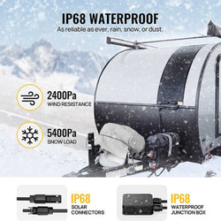 BougeRV Yuma 200W CIGS Thin-film Flexible Solar Panel Flexible Solar Panels BougeRV