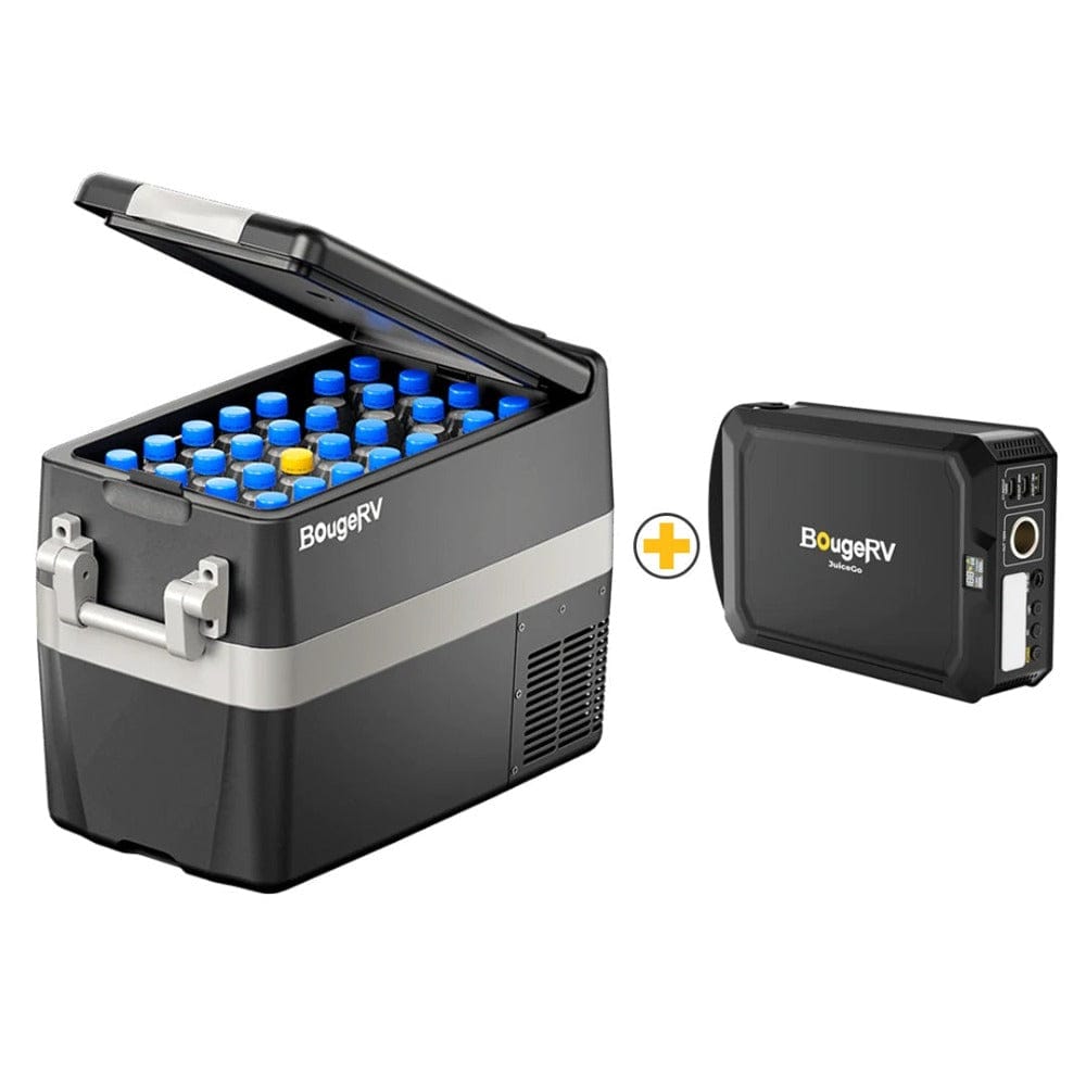 BougeRV 12V 42 Quart (40L) Portable Fridge/Freezer Coolers BougeRV 12V 42 Quart (40L) Portable Fridge/Freezer + JuiceGo 240Wh Power Station