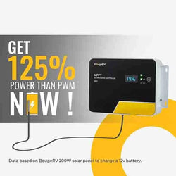 BougeRV 40A MPPT Solar Charge Controller 12V/24V/36V/48V Controllers BougeRV