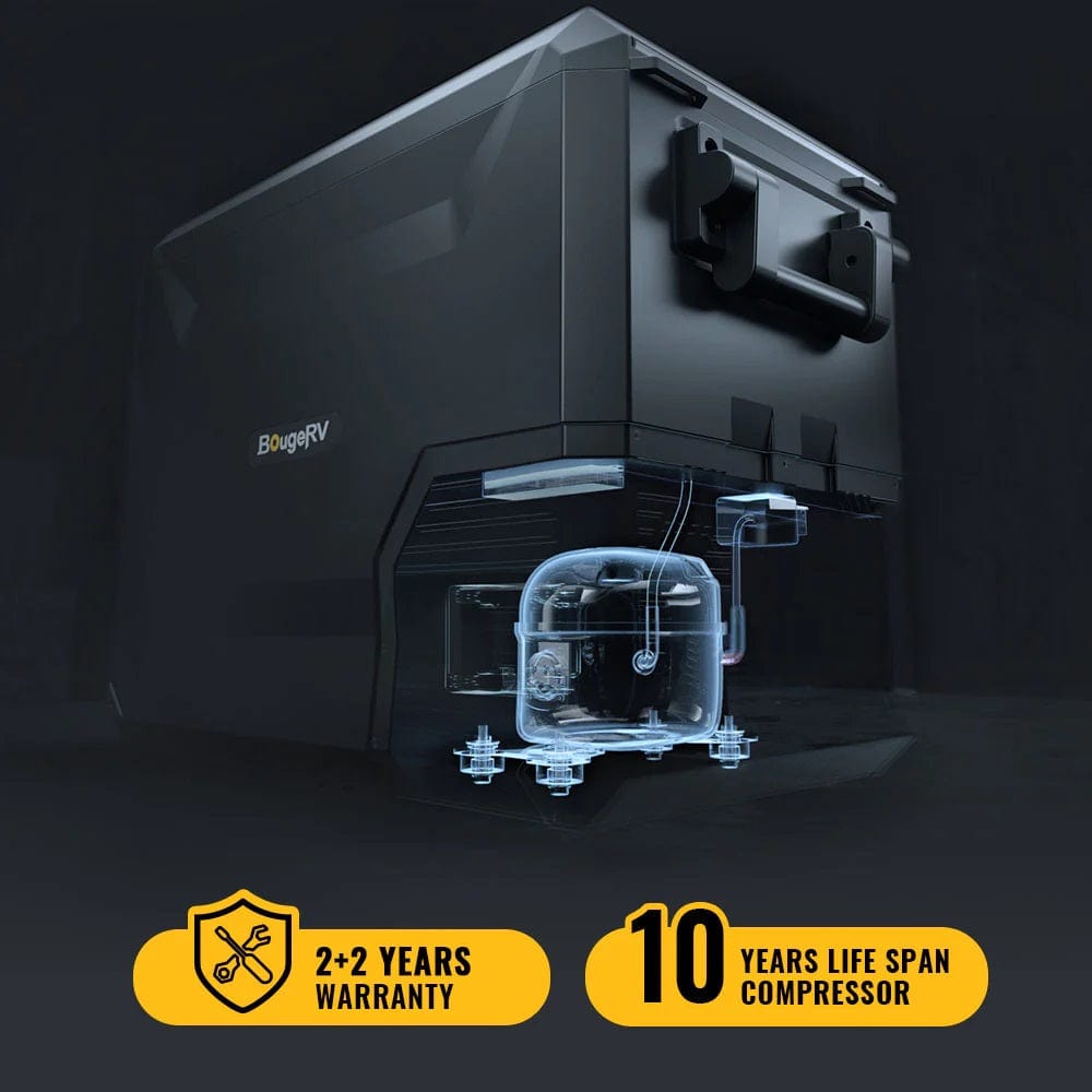 BougeRV ASPEN 40 Dual-Zone 43QT 12V Portable Refrigerator Coolers BougeRV