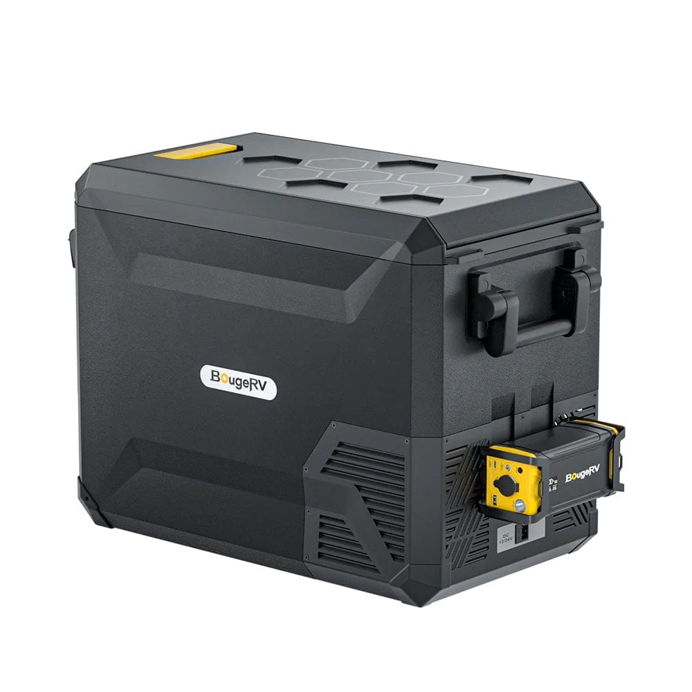 BougeRV ASPEN 40 Dual-Zone 43QT 12V Portable Refrigerator Coolers BougeRV ASPEN 40 Dual-Zone 43QT 12V Portable Refrigerator + Battery