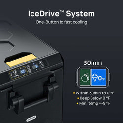 BougeRV ASPEN 50 Dual-Zone 53QT 12V Portable Refrigerator Coolers BougeRV