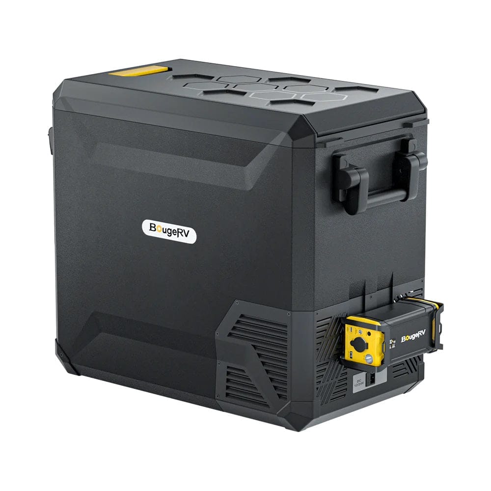 BougeRV ASPEN 50 Dual-Zone 53QT 12V Portable Refrigerator Coolers BougeRV ASPEN 50 Dual-Zone 53QT 12V Portable Refrigerator + Battery