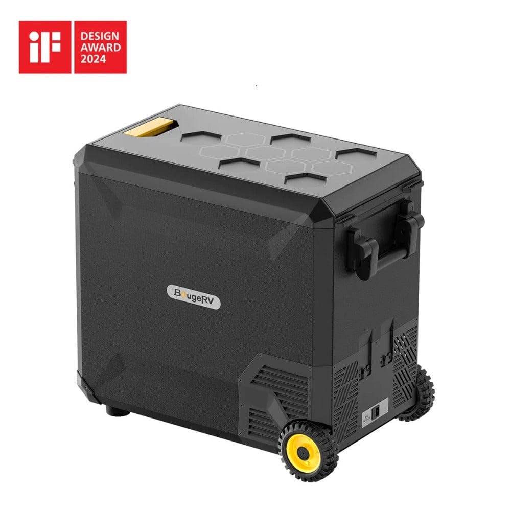 BougeRV ASPEN 50 PRO 53QT Dual Zone Wheeled 12V Portable Refrigerator Coolers BougeRV