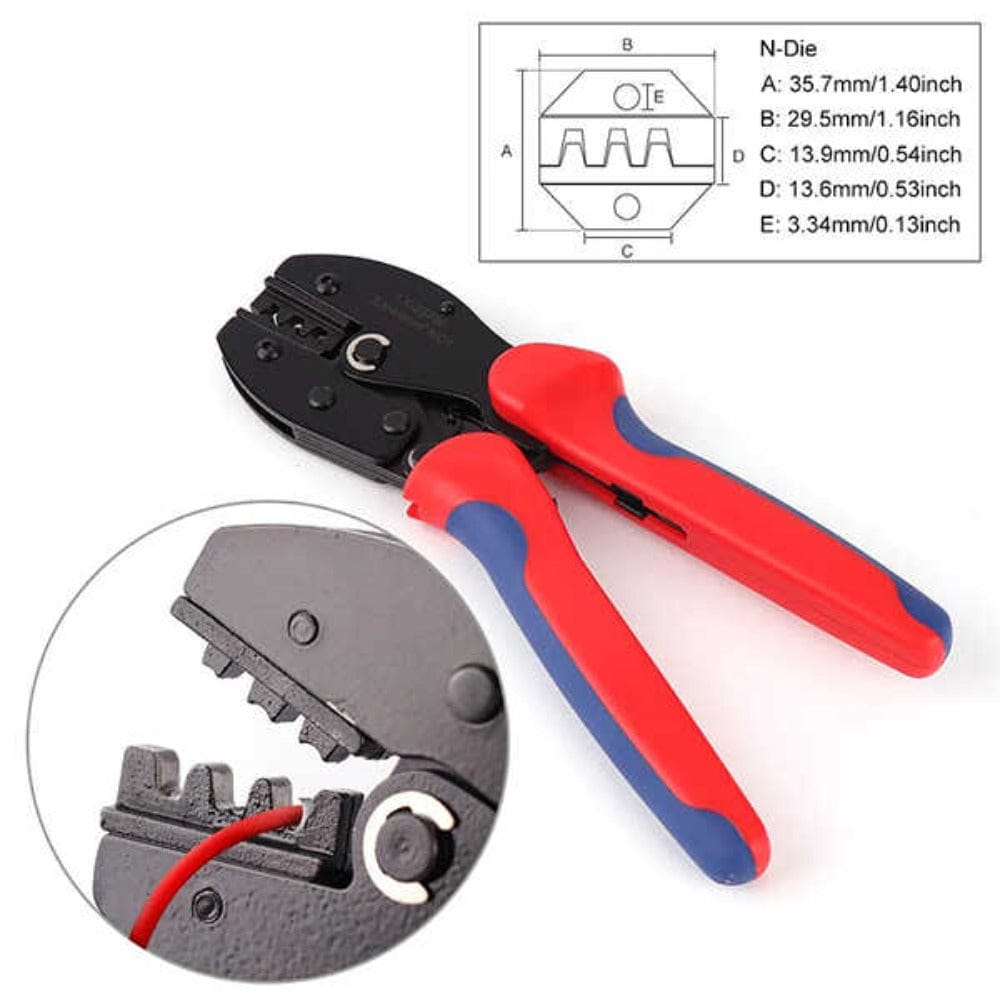 BougeRV Solar Crimping Tool for 14-10AWG Solar Panel PV Cable,Solar Crimper Accessories BougeRV