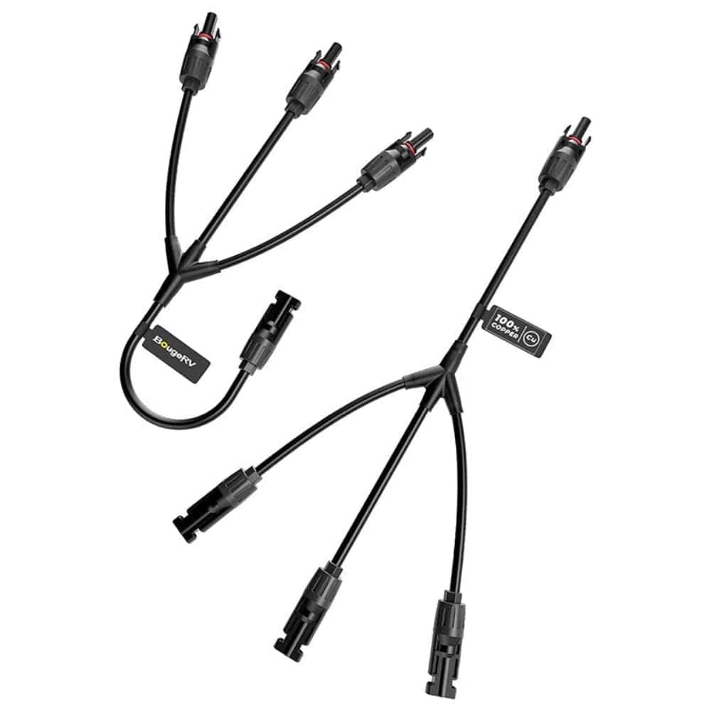 BougeRV Solar Y Branch Connector 3 to 1(M/FFF and F/MMM) Accessories BougeRV