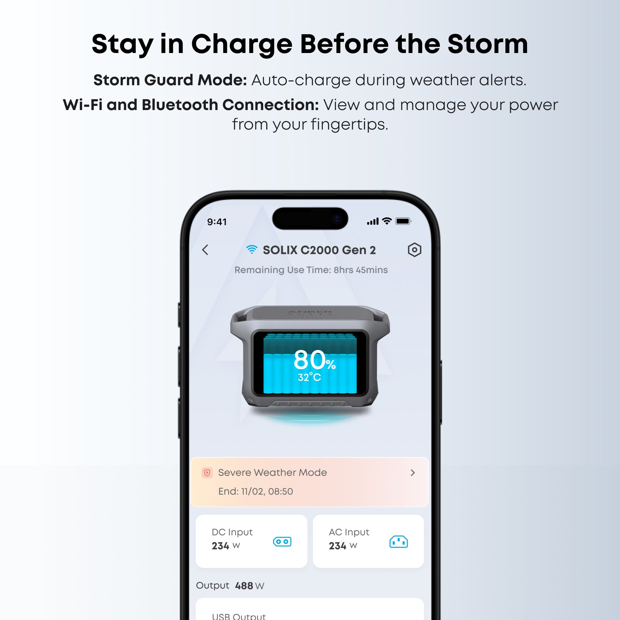 Anker SOLIX C2000 Gen2 Portable Power Station + 200w Solar Panel