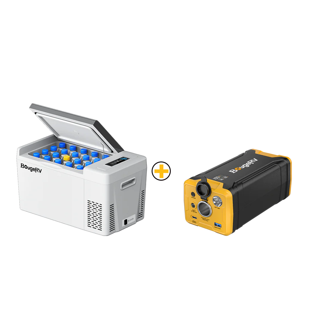 BougeRV 12V 23 Quart Portable Fridge For Travel