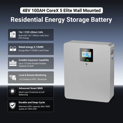 Sungold Power CoreX 5 Elite Wall Mounted 48V 100AH Residential Energy Storage Battery Pack
