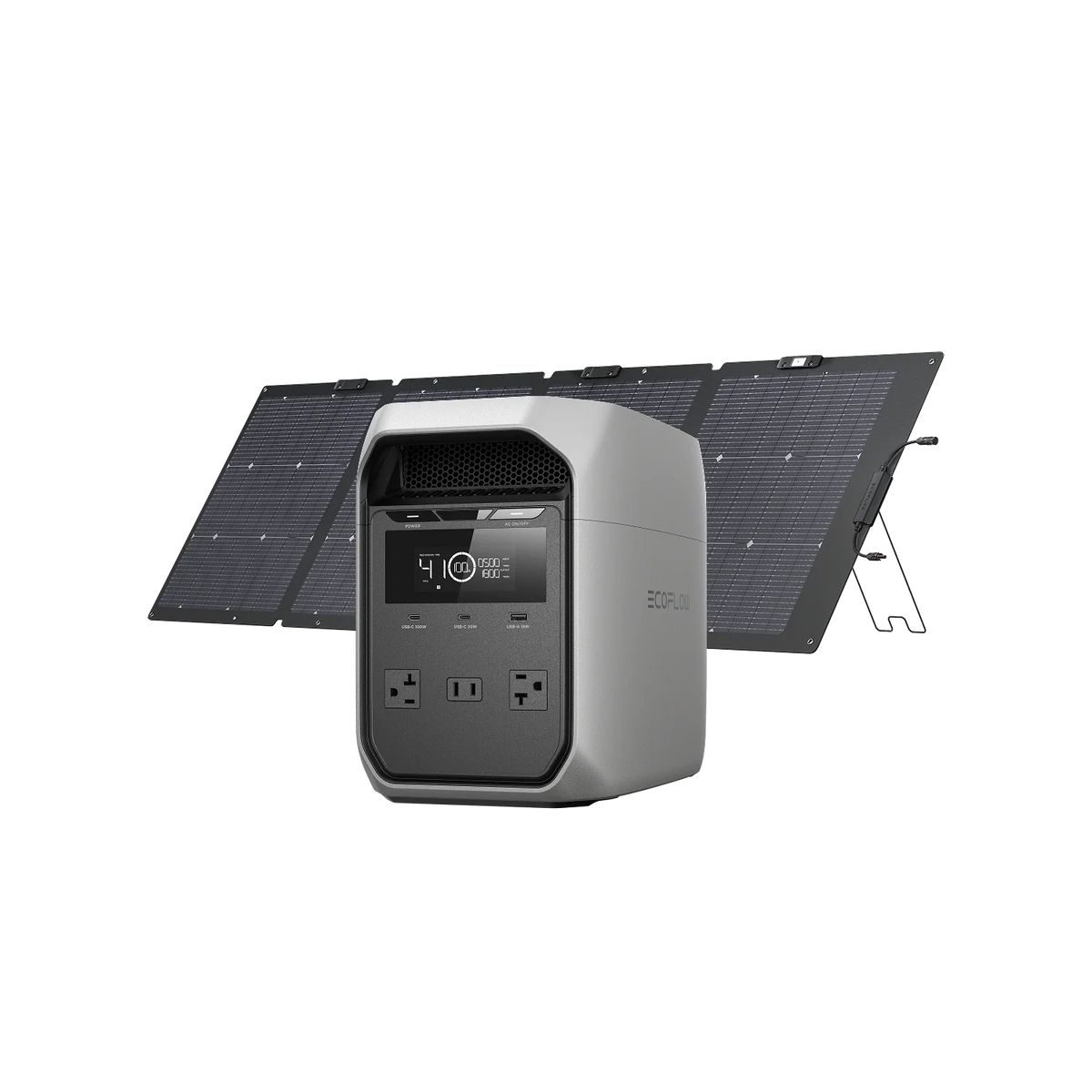 EcoFlow DELTA 3 Classic Portable Power Station + 220w Solar Panel (Pre-Order: ETA Early April)