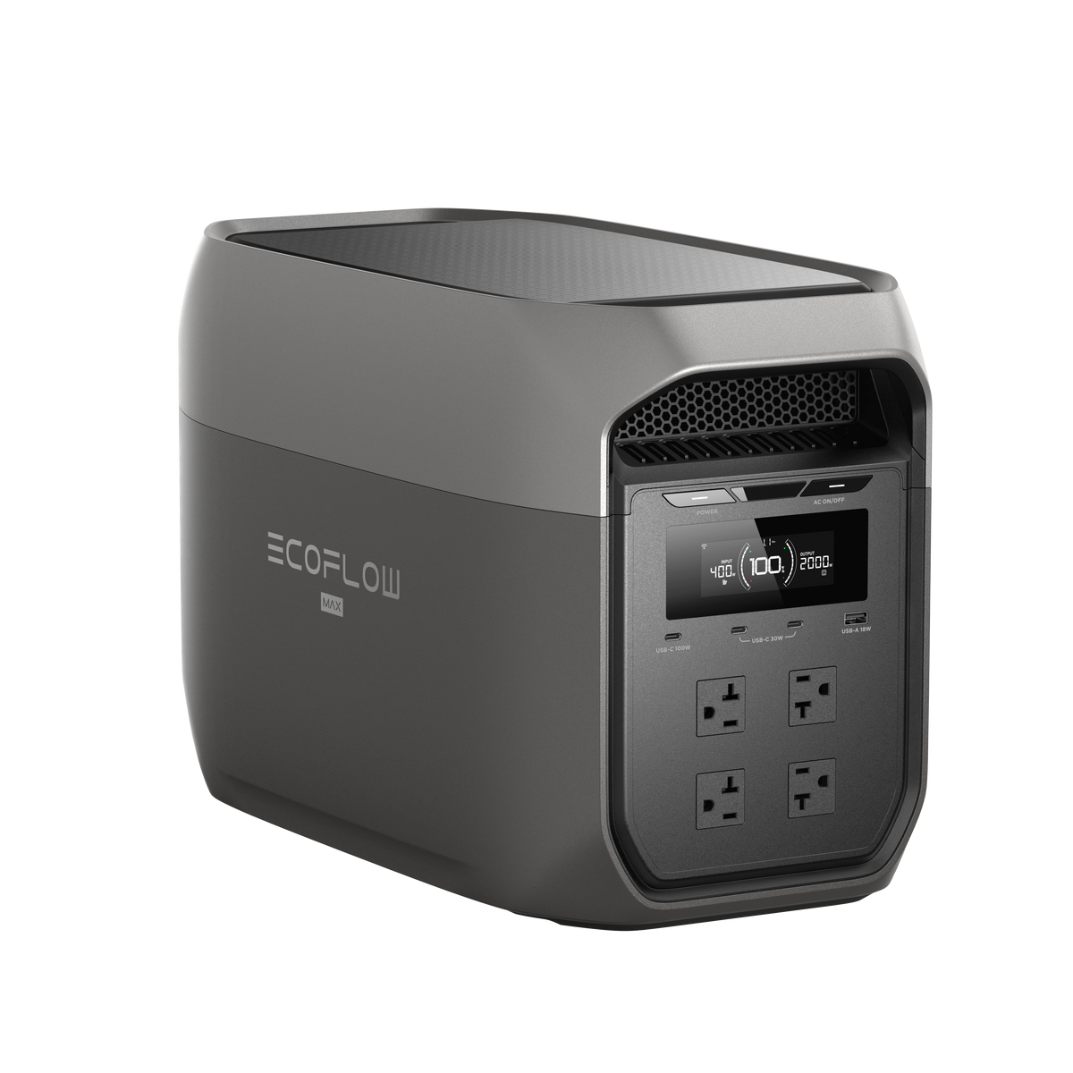 Ecoflow DELTA 3 Max Portable Power Station - Gray Ecoflow DELTA 3 Max Portable Power Station - Gray