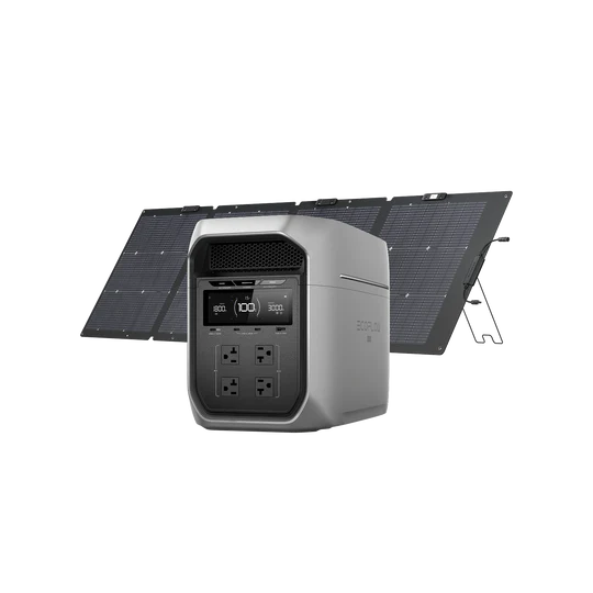 Ecoflow DELTA 3 Max Plus Portable Power Station + 220w Solar Panel